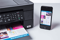 MFC-J491DW printing from mobile device