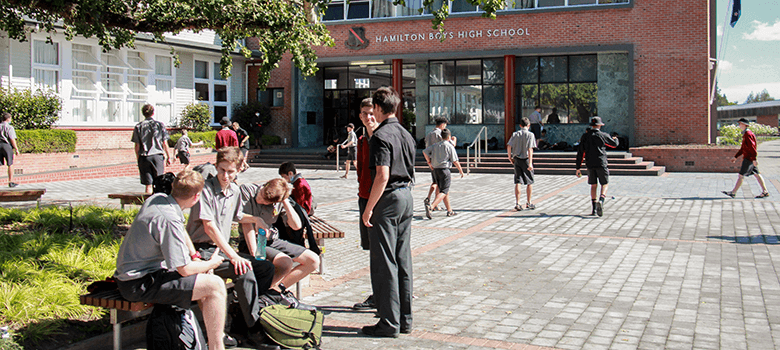 Hamilton Boys' High School Students