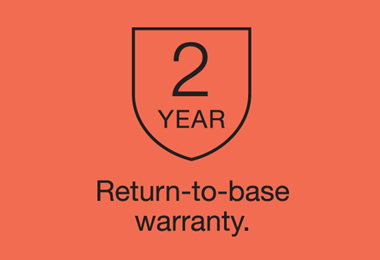 2 year warranty